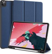 iPad Pro 11 (2020) hoes - Dux Ducis Domo Book Case met stylus pen houder - Blauw