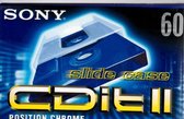 SONY CDit II - SLIDE CASE - 60 MIN - AUDIO TAPE (CASSETTE BANDJE) - 60 MIN (2 X 30) - VINTAGE TAPE UIT 1998