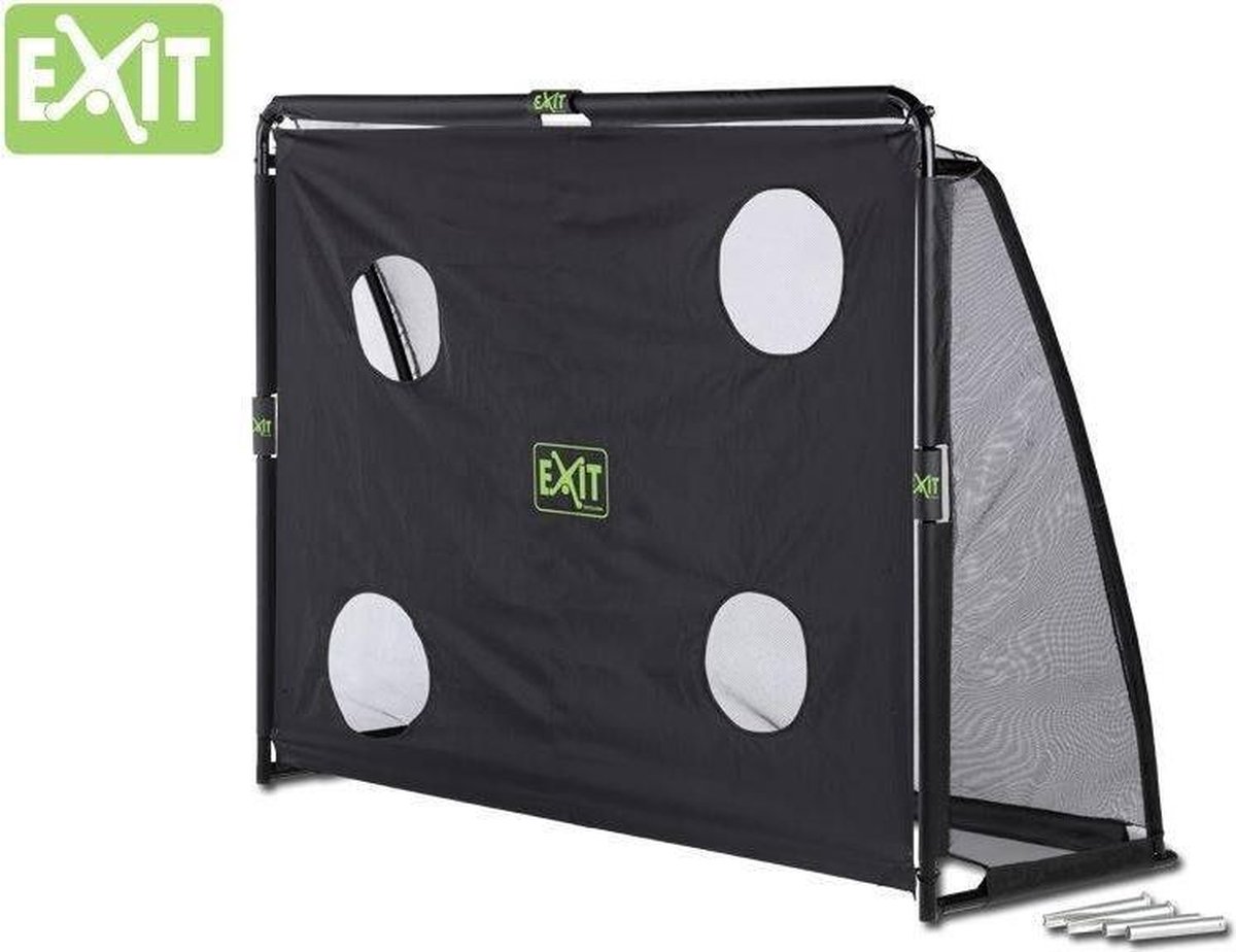 EXIT Coppa Stalen Voetbaldoel 220x170cm - Voetbal Goal - Voor Kinderen - Tuin - Zwart — afbeelding 13