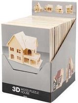 3D Houten constructie set, triplex, 24stuks