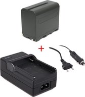 Batterie de marque maison NP-F970 + chargeur de batterie pour lampes LED et div. Caméras vidéo Sony
