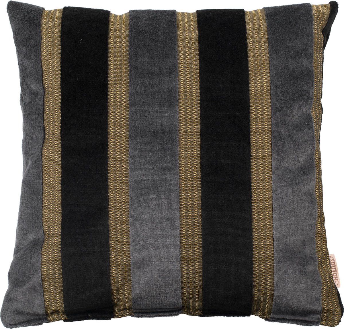 | Dutchbone Scott Sierkussen Zwart Grijs 45x45 cm | Dutchbone Scott Sierkussen Zwart Grijs 45x45 cm