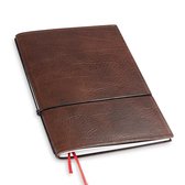 X17 Notebook A5 Leder Natur Kastanje - 1 katern