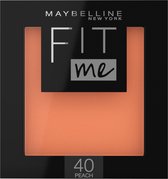 Maybelline Fit Me Blush - 40 Peach - Oranje - Natuurlijk Ogende Rouge