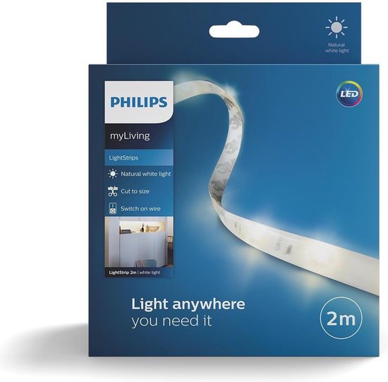 Philips 8718696164273 LED lumineuse Ruban lumineux universel Intérieure 9 W 2000 mm