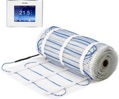 Set 12m² Mat 150Watt/m² + Wifi Thermostaat | Vloerverwarmingsmat Set 12m² | 150Watt/m² + 4iE Smart WIFI Thermostaat van WARMUP | Elektrische vloerverwarming