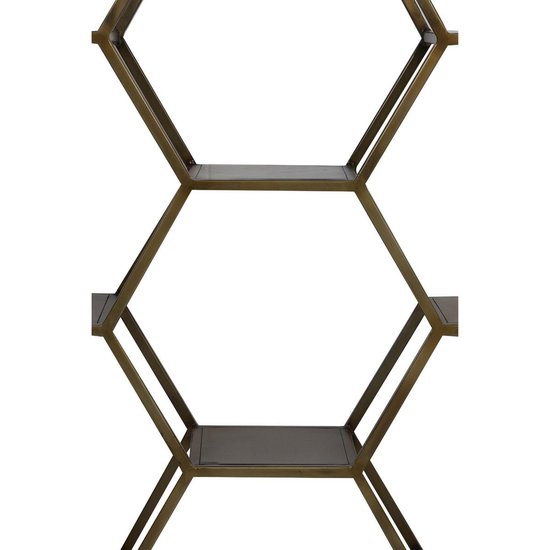 Light & Living Meuble ouvert 100x24.5x179 cm HUAL bronze antique