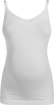 Noppies Naadloze Voedingstop Seamless - White - M/L