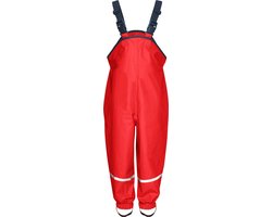 Playshoes Regenbroek met bretels Kinderen - Rood - Maat 80