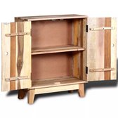 Dressoir Bruin Hout Antiek Ladekast (Incl LW 3d klok) - wandkast - Tv kast- opbergkast - Boekenkast - opbergkast - Kast met lades - Sidetable - Wandtafel