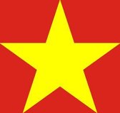 Vlag van Vietnam - Vietnamese vlag 150x100 cm incl. ophangsysteem