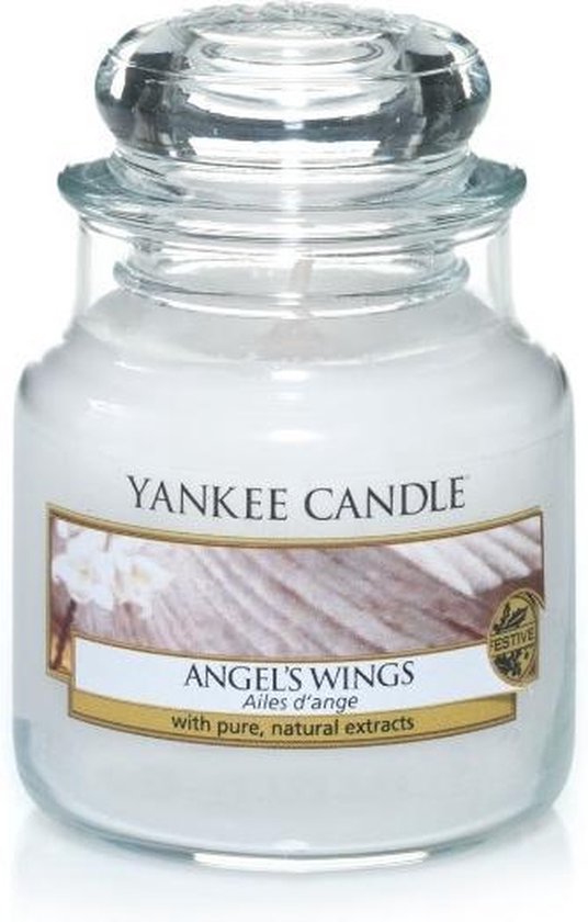 Yankee Candle Geurkaars Small Angel's Wings - 9 cm / ø 6 cm
