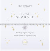 Joma Jewellery A Little - Sparkle - Armband Zilver
