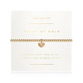 Joma Jewellery A Little Facetted - Heart of Gold - Armband Goud