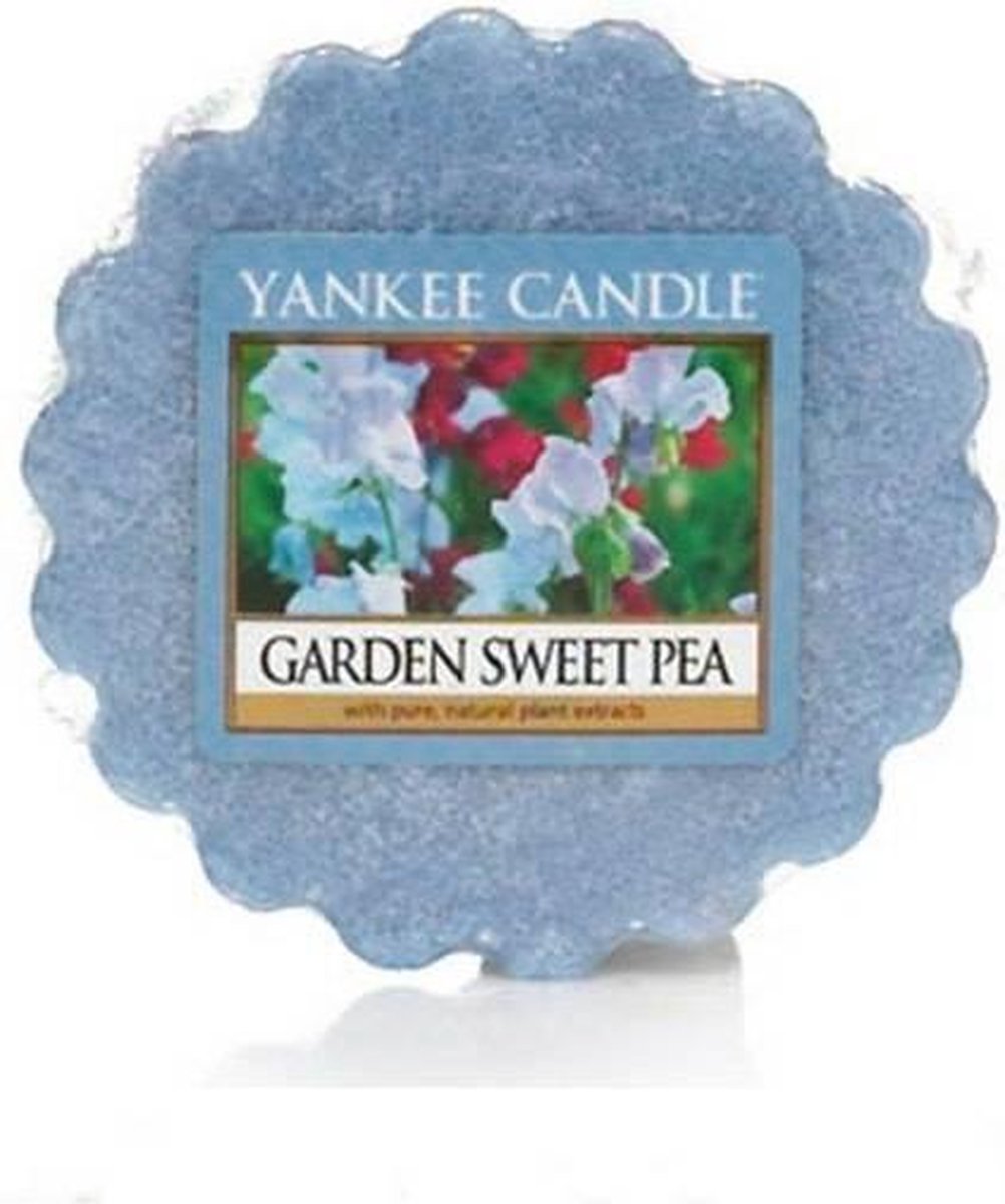 Yankee Candle Garden Sweet Pea Tart Blauw