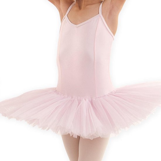Dancer Dancewear® Ballet tutu roze | Balletpakje voor meisje | Balletpak met tutu 