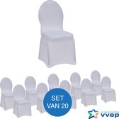 Stoelhoes Style - wit - set van 20