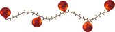 Christmas United kerstboomverlichting met kerstballen L - 550 LED + 37 kerstballen - Cranberry Red