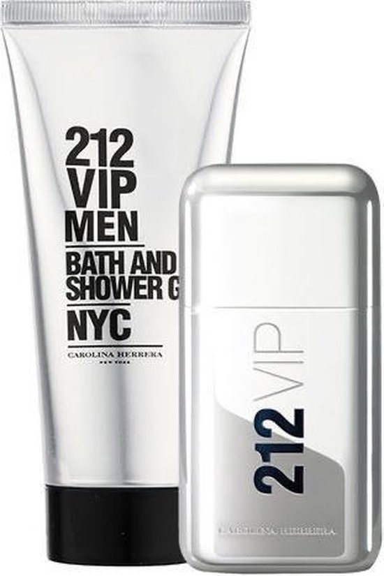 Carolina Herrera - 212 VIP Men Gift Set EDT 100 ml shower gel and 212 VIP Men 100 ml - Eau De Toilette - 100ML
