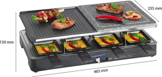 kussen Beangstigend Automatisch Gourmetstel combi grillplaat & steengrill | Gourmet inclusief pannen en  spatels |... | bol.com