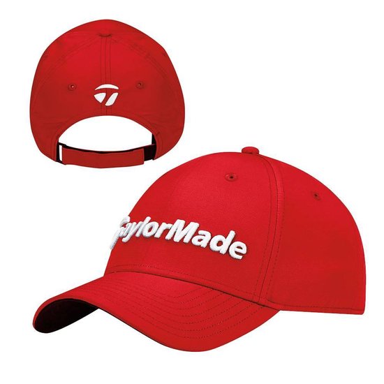TaylorMade TM21 Performance Seeker Cappellino Da Golf Regolabile - Bianco/Navy/Rosso - Uomo