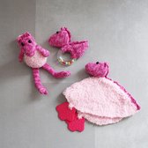 Haakpakket kleine draak set roze