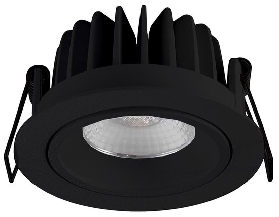 Spot Encastrable LED - Dimmable - Noir - 5W - 2700K - Lampesonline