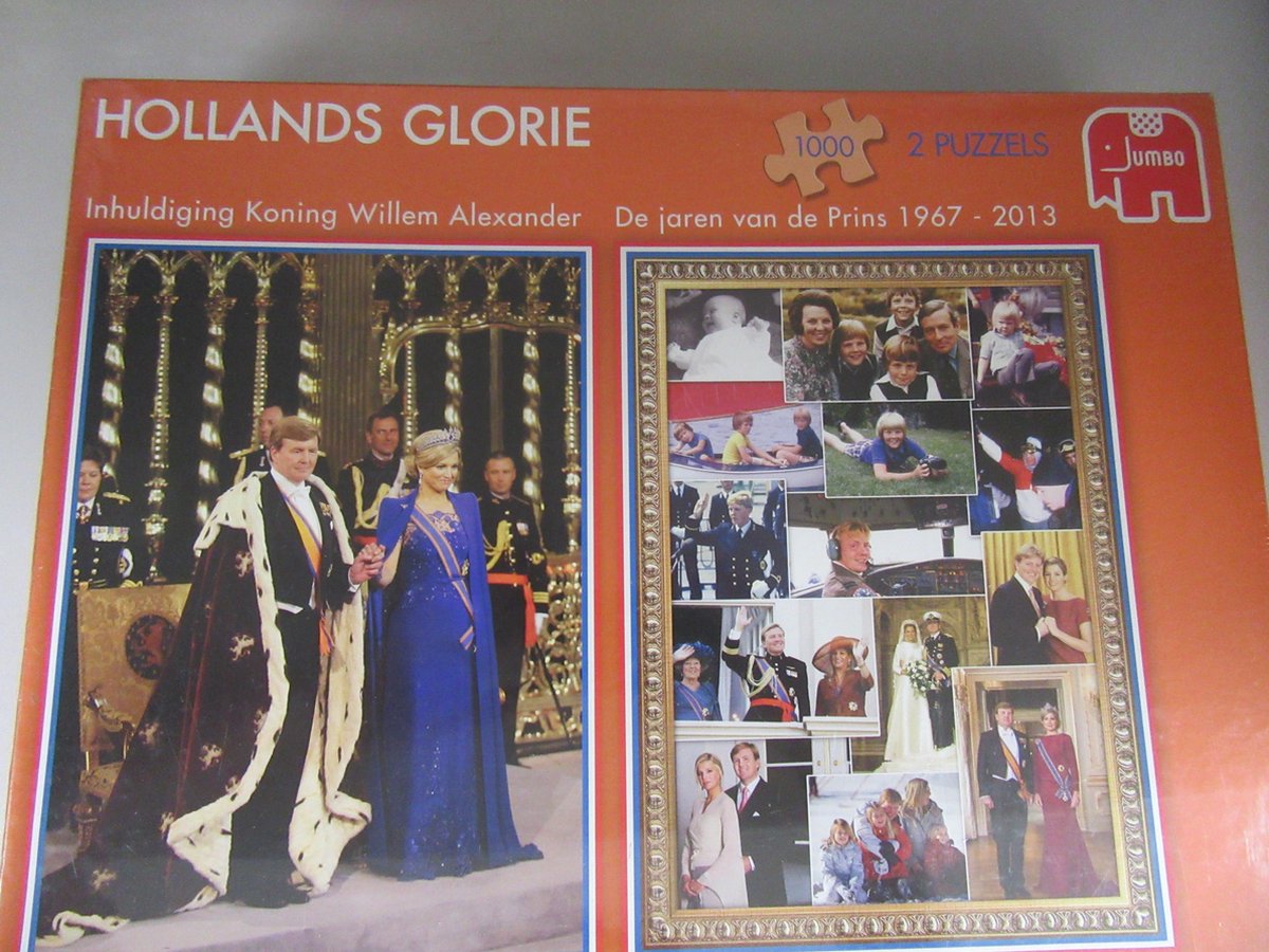 Jumbo puzzel Hollands Glorie: Koning Willem - Legpuzzel - 2x1000 stukjes