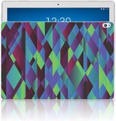 Back Cover Lenovo Tab P10 Abstract Green Blue