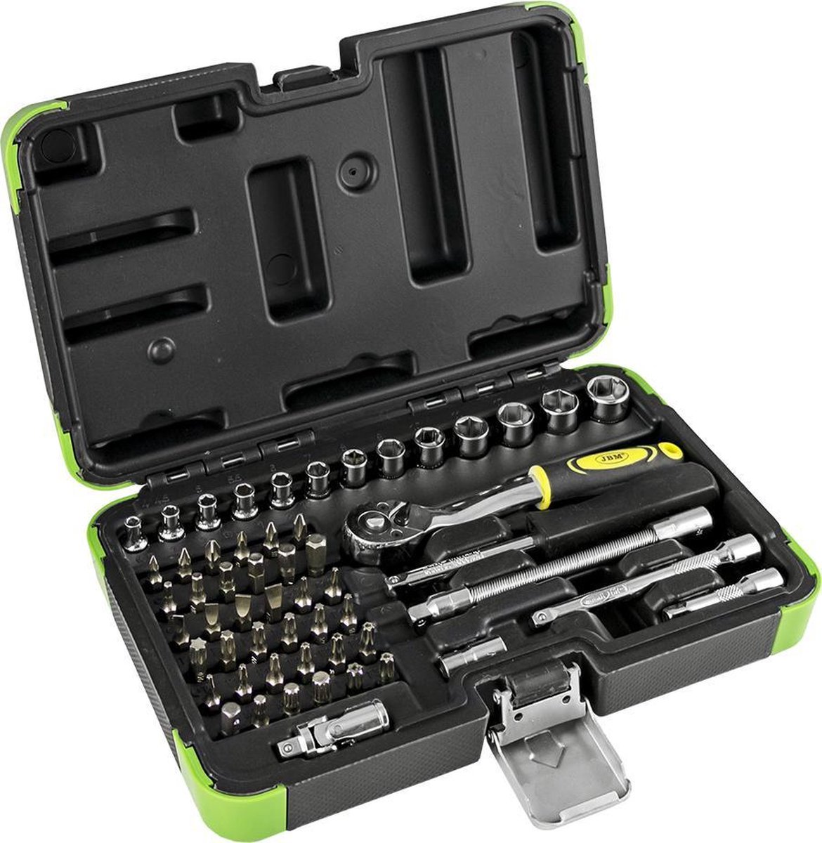 JBM Tools | 1/4 Doppenset 56-Delig | dopsleutelset |