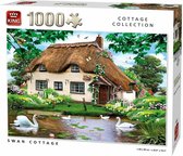 King Landschap Puzzel Huizen:  Swan Cottage-1000 st./pieces