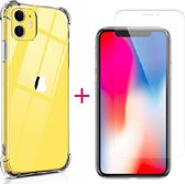 Apple iPhone 11 ShockProof case + screenprotector (Tempered Glass)