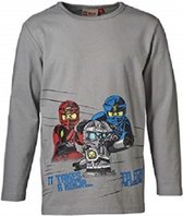 LEGO WEAR Longsleeve Ninjago GRIJS MAAT 116