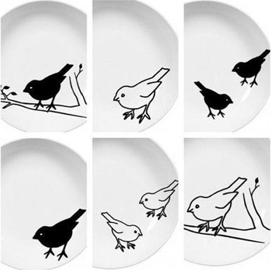Bord aan Tafel Gebaksbord à 16 cm - Set 6 st