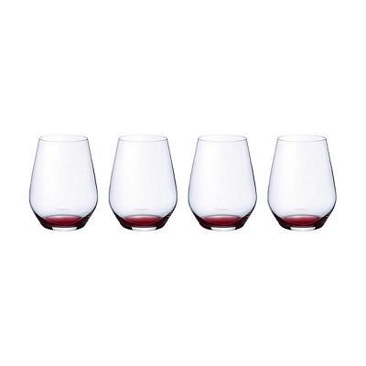 VILLEROY & BOCH - Colourful Life - Waterbeker s/4 Deep Red