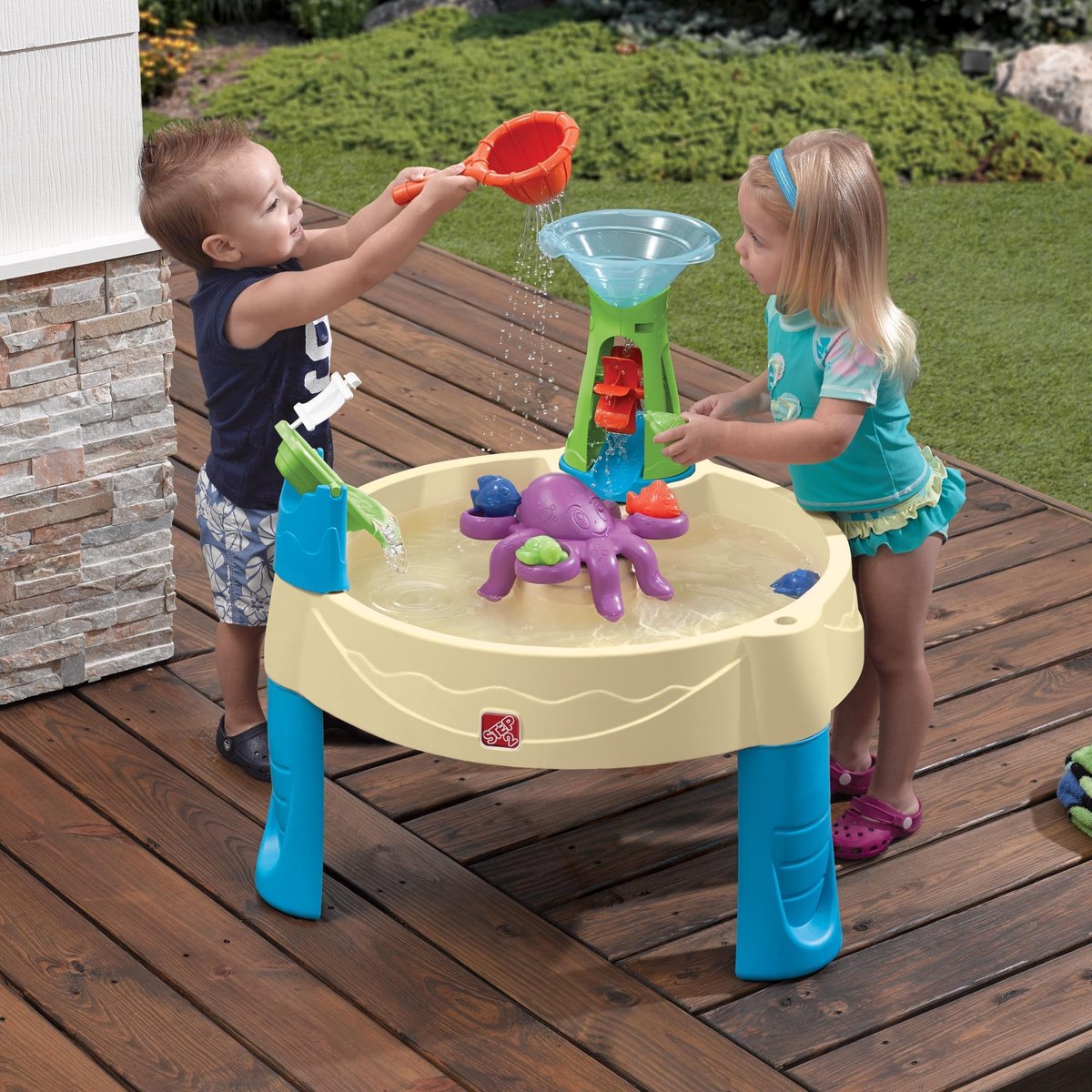 Step2 Wild Whirlpool Watertafel - Met 10 accessoires - Waterspeelgoed voor kind - Activiteitentafel met water voor de tuin — afbeelding 11