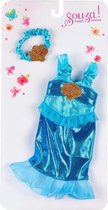 Rose & Romeo Souza Poppenkleding Maryola jurk & haarband, blauw (1 kaart)