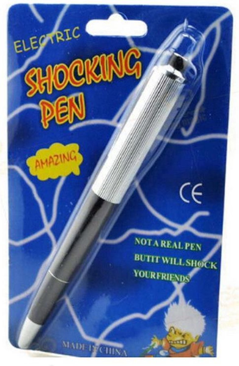 Shock pen de echte pen - elektrische schok fop pen | bol.com