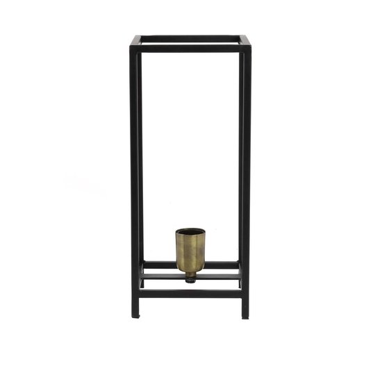 Light & Living Tafellamp 16x16x38 cm MARLEY mat zwartant brons