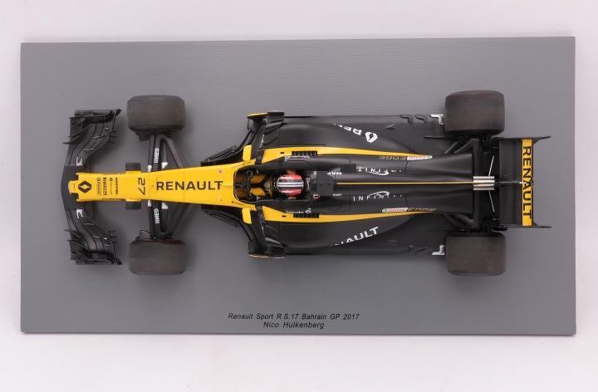 Formule 1 Renault RS 17 – GP De Bahreïn 2017 – Spark échelle 1:18 – Occasion