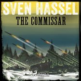 Boekomslag van 'The Commissar' met twee militaire trucks die raketten afvuren in een besneeuwd bos.