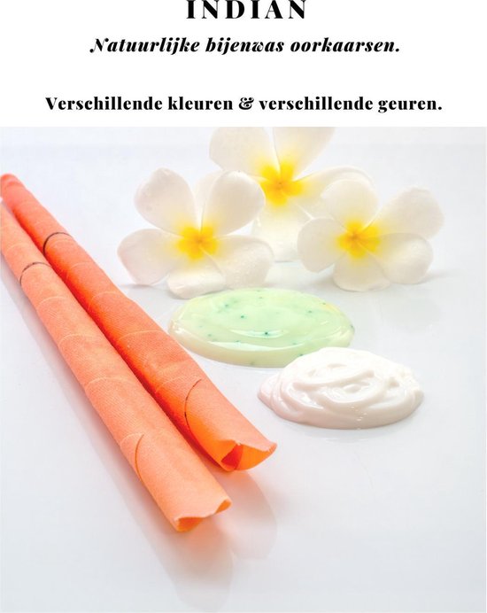 10 stuks natuurlijke Hopi oorkaarsen met zuivere bijenwas - biologisch katoen en essentiële olie - Oorkaarsen Traditionele Therapie - Earcandles - Ear candle - Oorkaars + Beschermfilters