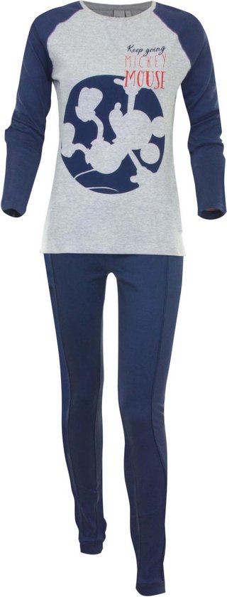Pyjama / combinaison pour femme Disney Mickey Mouse, adulte, bleu / gris  taille XL | bol.com