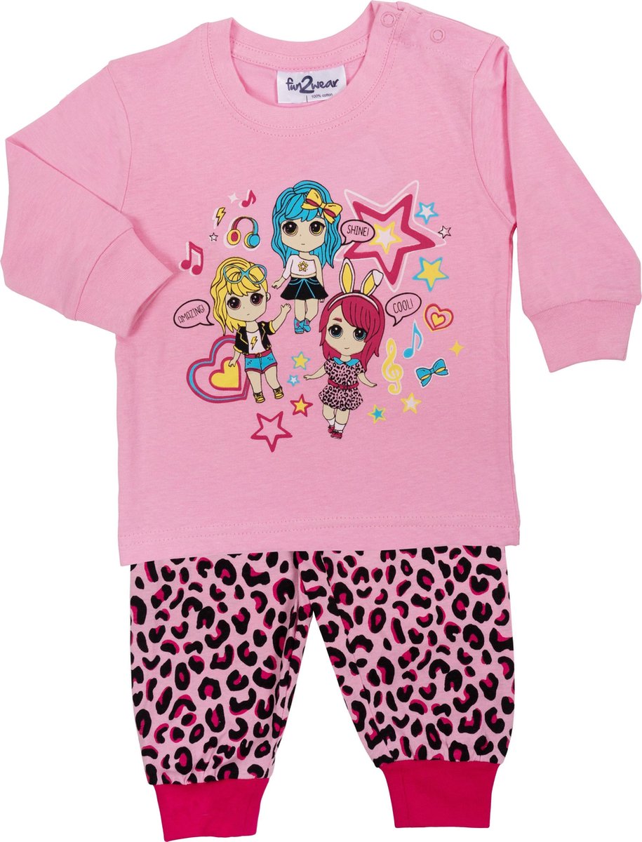 Fun2Wear pyjama amazing girls 62 roze