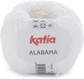 Katia Alabama - Wit - 50gr - 50% Acryl - 50% Katoen