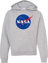 Hoodie sweater | Nasa klassieke Insignia Logo | maat 140 (9-11 jaar)