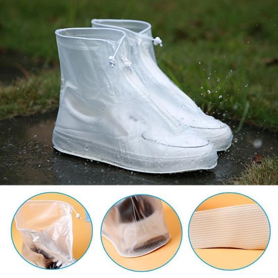 Hassy zal ik doen Zielig Fiets Overschoen - Schoenhoesjes - Transparant - Bescherm schoenen tegen de  regen -... | bol.com