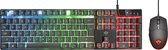 Trust GXT 838 Azor - Bedraad Gaming Toetsenbord & Muis - QWERTY - Zwart