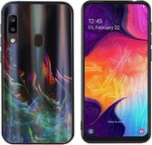 Backcover Aurora Glass voor Samsung A20E Groen