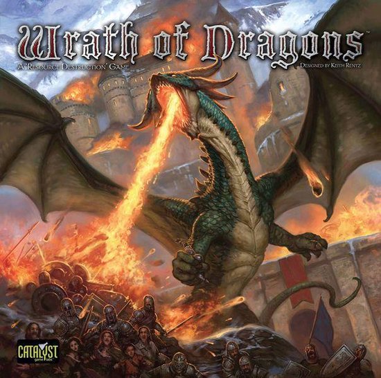 Gezelschapsspel: Wrath of Dragons, uitgegeven door Catalyst Game Labs